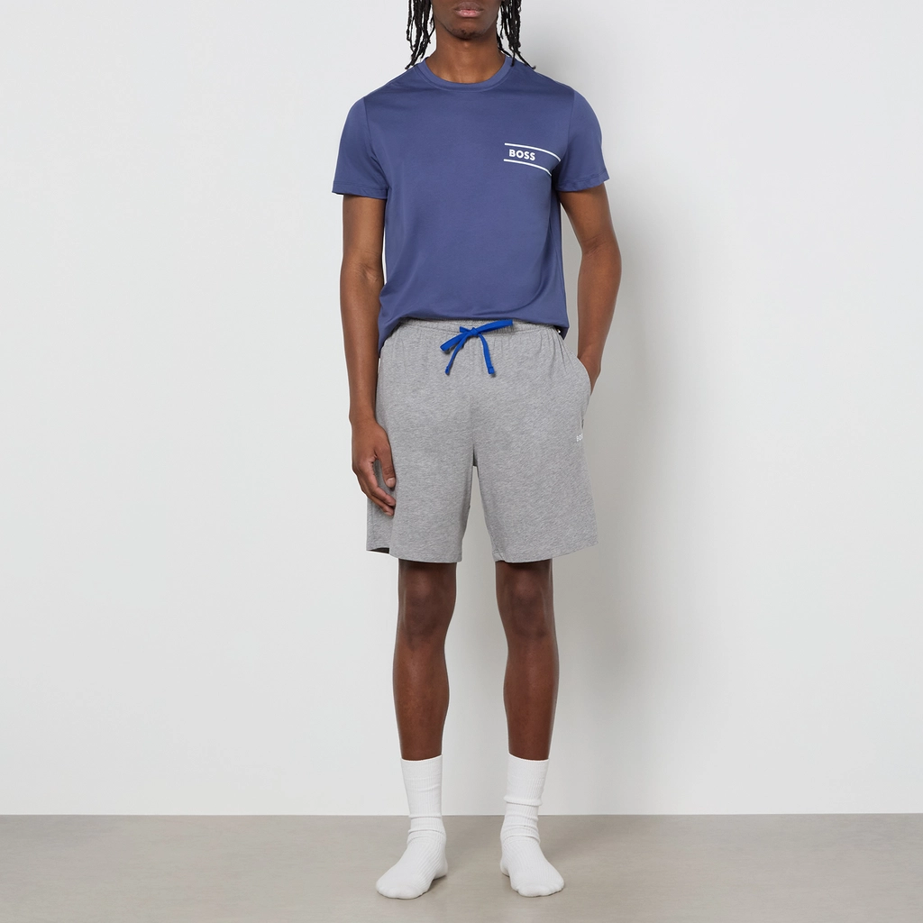 Boss Bodywear Stretch-Cotton Jersey Lounge Shorts - S